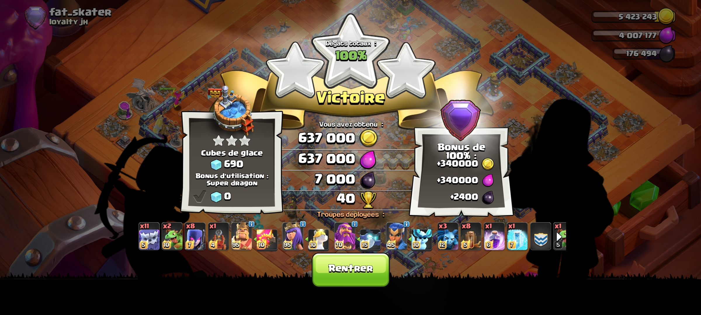 Clash of Clans - Legendary attack 3 stars