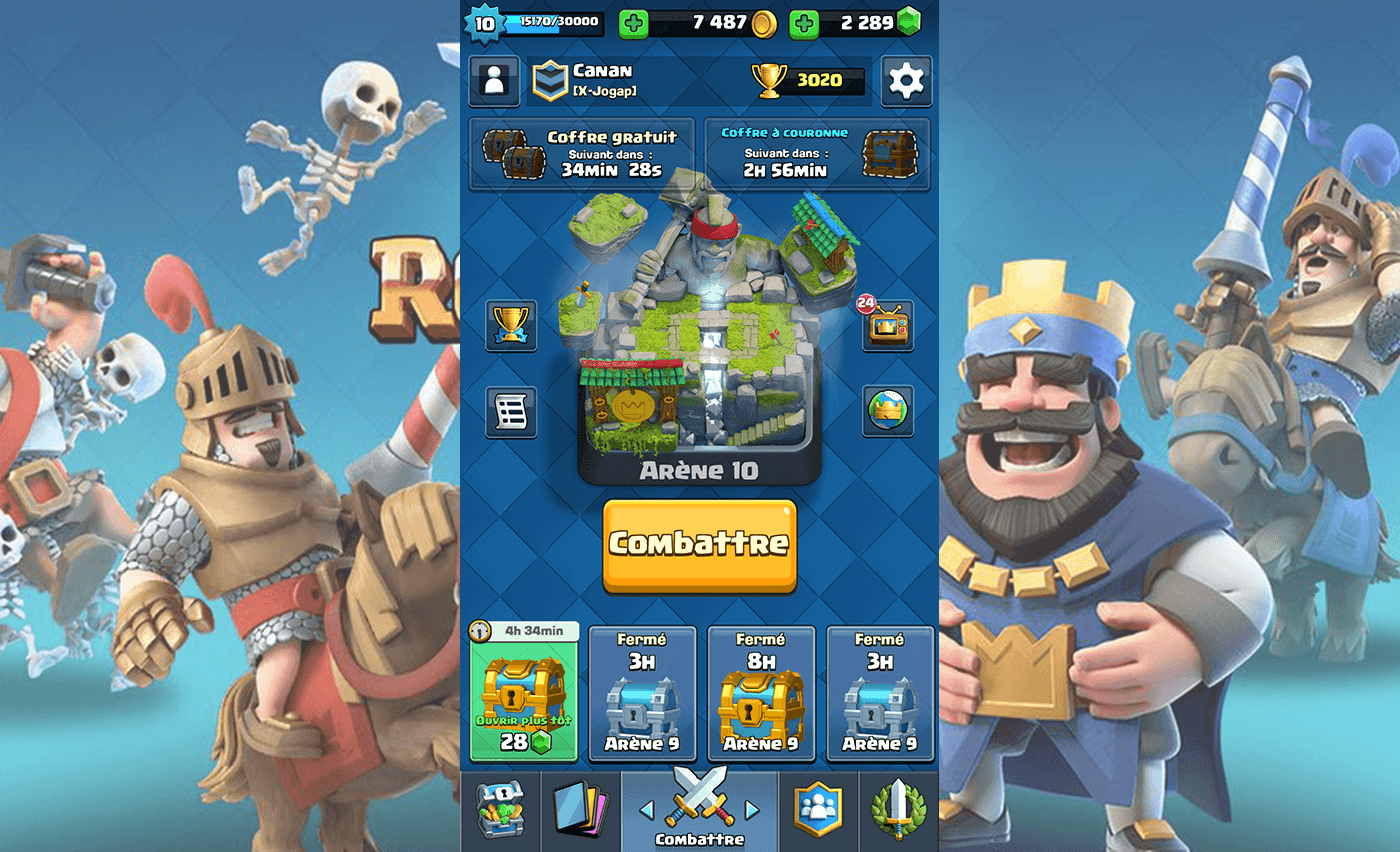 Clash Royale - Legendary player